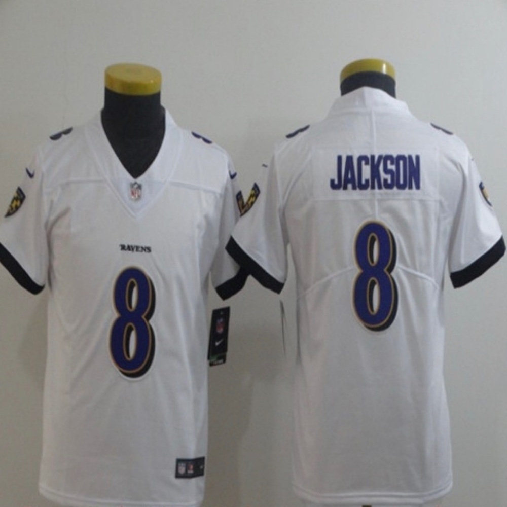 🔴SOLD🔴Lamar Jackson #8 Kids Youth Jersey